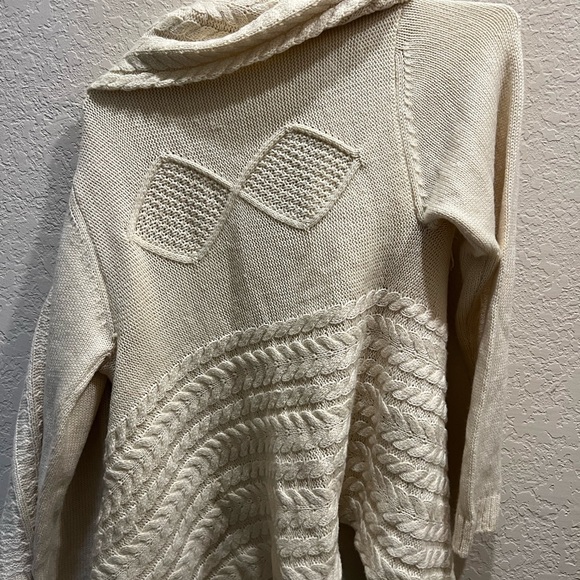 Altar'd State Cream Cable Knit Cardigan - Picture 4 of 4